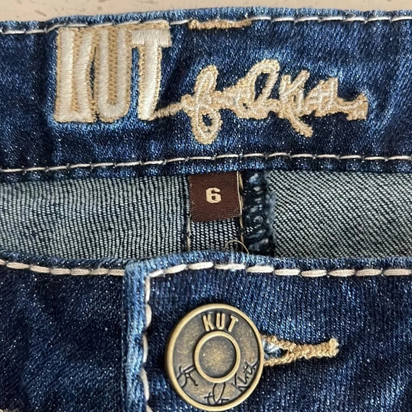 Kut From The Kloth Natalie Crop Jeans - Size 6 - Picture 4 of 8